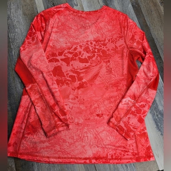 Realtree Fishing Long sleeve tech shirt red camo womens - Picture 5 of 6